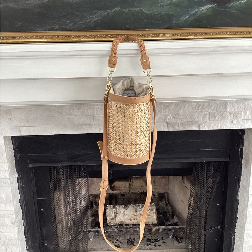 Tommy Bahama rattan purse